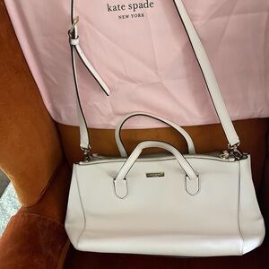 Kate Spade Cream Satchel Bag
